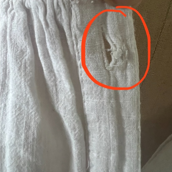 FREE PEOPLE Bohemian White Maxi Dress USED size Large - Picture 3 of 11